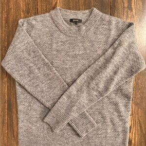 Quince Women’s Heather Gray Crewneck Sweater